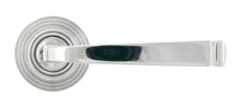 Load image into Gallery viewer, 49951 Polished Chrome Avon Round Lever on Rose Set (Beehive) - Unsprung