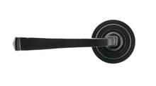 Load image into Gallery viewer, 49958 Black Avon Round Lever on Rose Set (Art Deco) - Unsprung