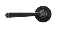 Load image into Gallery viewer, 49962 External Beeswax Avon Round Lever on Rose Set (Art Deco) - Unsprung