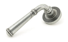 Load image into Gallery viewer, 49979 Pewter Regency Lever on Rose Set (Beehive) - Unsprung