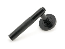 Load image into Gallery viewer, 50005 Black Brompton Lever on Rose Set (Plain) - Unsprung