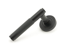 Load image into Gallery viewer, 50011 Matt Black Brompton Lever on Rose Set (Beehive) - Unsprung