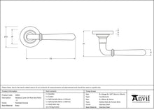 Load image into Gallery viewer, 50021 Polished Chrome Newbury Lever on Rose Set (Plain) - Unsprung