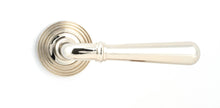 Load image into Gallery viewer, 50027 Polished Nickel Newbury Lever on Rose Set (Beehive) - Unsprung