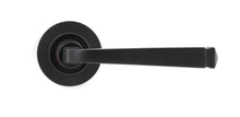 Load image into Gallery viewer, 50057 Aged Bronze Avon Round Lever on Rose Set (Plain) - Unsprung