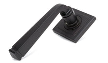 Load image into Gallery viewer, 50060 Aged Bronze Avon Round Lever on Rose Set (Square) - Unsprung