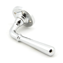 Load image into Gallery viewer, 50093 Polished Chrome Newbury Lever on Rose Set - Unsprung