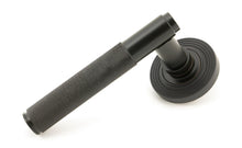 Load image into Gallery viewer, 50101 Aged Bronze Brompton Lever on Rose Set (Beehive) - Unsprung