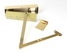 Load image into Gallery viewer, 50108 Polished Brass Size 2-5 Door Closer & Cover