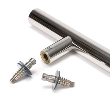 Load image into Gallery viewer, 50248 Polished SS (316) 1.5m T Bar Handle Secret Fix 32mm Ø