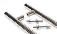 Load image into Gallery viewer, 50253 Polished SS (316) 1.8m T Bar Handle B2B Fix 32mm Ø
