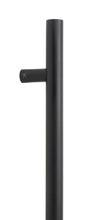 Load image into Gallery viewer, 50254 Matt Black SS (316) 0.6m T Bar Handle Secret Fix 32mm Ø