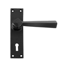 Load image into Gallery viewer, 73109 Black Straight Lever Lock Set