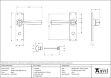 Load image into Gallery viewer, 73111 Black Straight Lever Bathroom Set