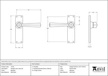 Load image into Gallery viewer, 73114 Beeswax Straight Lever Latch Set