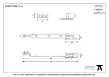 Load image into Gallery viewer, 73134 Black 8" Rosehead Stay