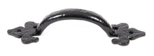 Load image into Gallery viewer, 73141 Black Cast 6" Fleur De Lys Pull Handle