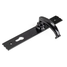 Load image into Gallery viewer, 73143 Black Cottage Lever Espag. Lock Set