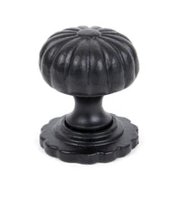 Load image into Gallery viewer, 83507 Black Flower Cabinet Knob - Small