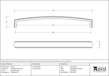 Load image into Gallery viewer, 83532 Natural Smooth 9" Ribbed Pull Handle