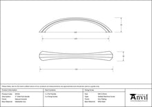 Load image into Gallery viewer, 83533 Natural Smooth 5" Shell Pull Handle