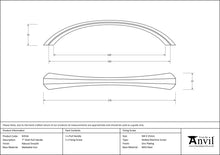 Load image into Gallery viewer, 83534 Natural Smooth 7" Shell Pull Handle
