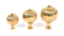 Load image into Gallery viewer, 83550 Polished Brass Spiral Cabinet Knob - Small