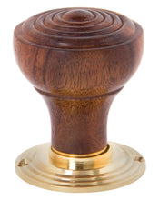 Load image into Gallery viewer, 83562 Rosewood Ringed Mortice/Rim Knob Set