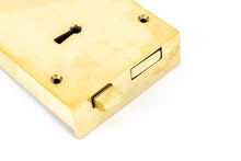 Load image into Gallery viewer, 83585 Polished Brass Left Hand Rim Lock - Large