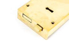 Load image into Gallery viewer, 83588 Polished Brass Right Hand Rim Lock - Large