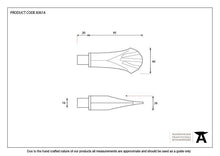 Load image into Gallery viewer, 83614 Beeswax Shell Curtain Finial (pair)