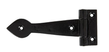 Load image into Gallery viewer, 83624 Black Smooth 6" Cast T Hinge (pair)