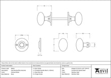 Load image into Gallery viewer, 83629 Polished Nickel Oval Mortice/Rim Knob Set