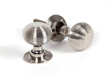 Load image into Gallery viewer, 83636 Polished Nickel Beehive Mortice/Rim Knob Set