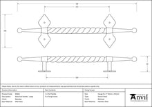 Load image into Gallery viewer, 83663 Beeswax Large Robe Pull Handle