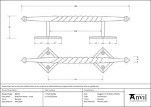 Load image into Gallery viewer, 83670 Beeswax Small Robe Pull Handle