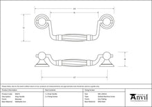 Load image into Gallery viewer, 83674 Beeswax Drop Handle