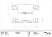 Load image into Gallery viewer, 83678 Black Drop Handle