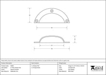 Load image into Gallery viewer, 83682 Natural Smooth 4" Plain Drawer Pull