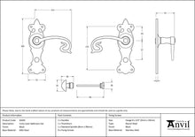 Load image into Gallery viewer, 83695 Black Curly Lever Bathroom Set