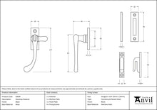 Load image into Gallery viewer, 83699 Black Peardrop Fastener