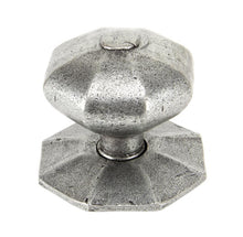 Load image into Gallery viewer, 83778 Pewter Octagonal Centre Door Knob
