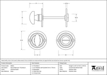 Load image into Gallery viewer, 83824 Polished Nickel Round Bathroom Thumbturn