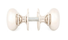 Load image into Gallery viewer, 83839 Polished Nickel Mushroom Mortice/Rim Knob Set