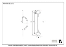Load image into Gallery viewer, 83846 Black 6" Sash Pull