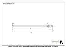 Load image into Gallery viewer, 83849 Black 6" Roller Arm Stay