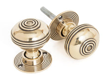 Load image into Gallery viewer, 83857 Aged Brass 50mm Prestbury Mortice/Rim Knob Set