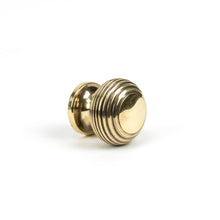 Load image into Gallery viewer, 83865 Aged Brass Beehive Cabinet Knob 30mm