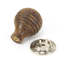 Load image into Gallery viewer, 83873 Rosewood and PN Beehive Cabinet Knob 35mm