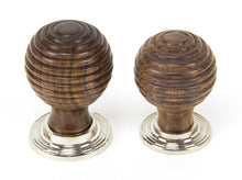 Load image into Gallery viewer, 83873 Rosewood and PN Beehive Cabinet Knob 35mm
